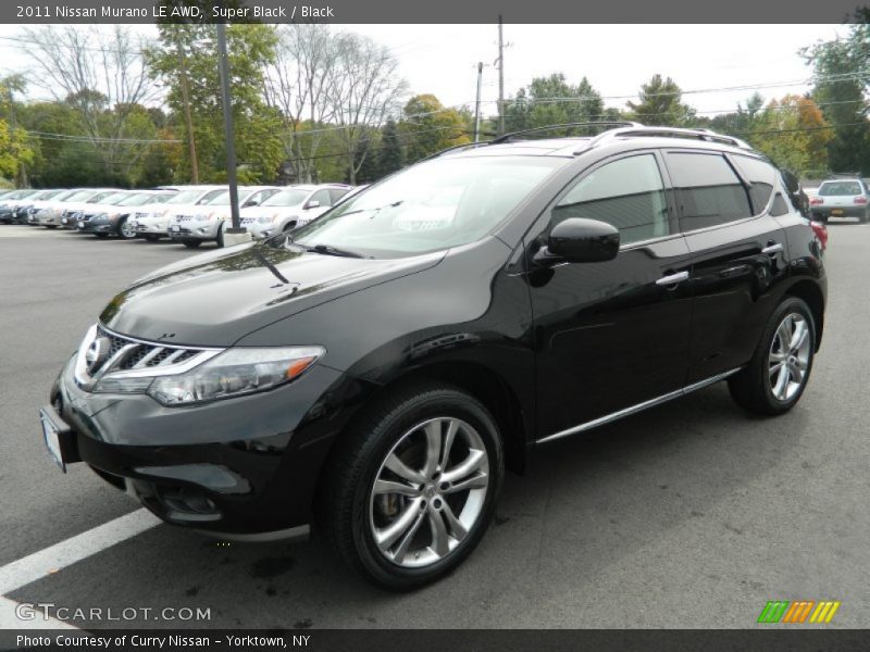 Super Black / Black 2011 Nissan Murano LE AWD