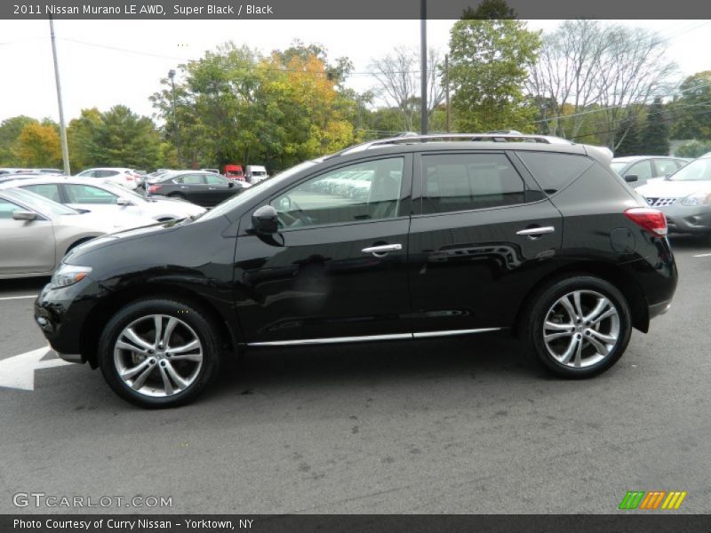 Super Black / Black 2011 Nissan Murano LE AWD