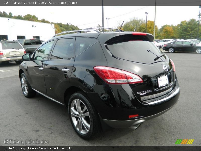 Super Black / Black 2011 Nissan Murano LE AWD