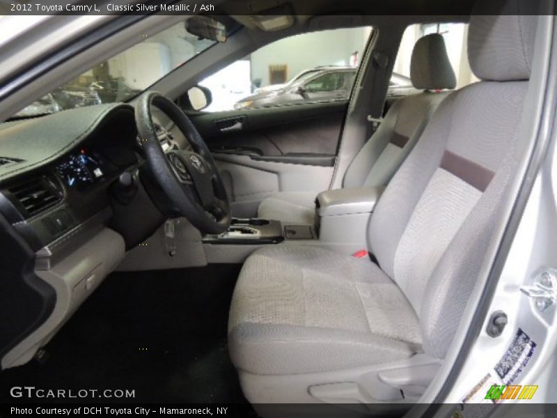 Classic Silver Metallic / Ash 2012 Toyota Camry L