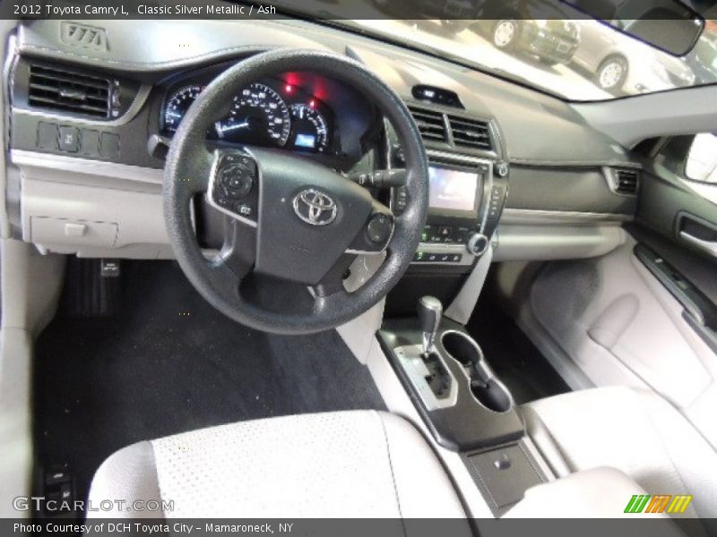 Classic Silver Metallic / Ash 2012 Toyota Camry L