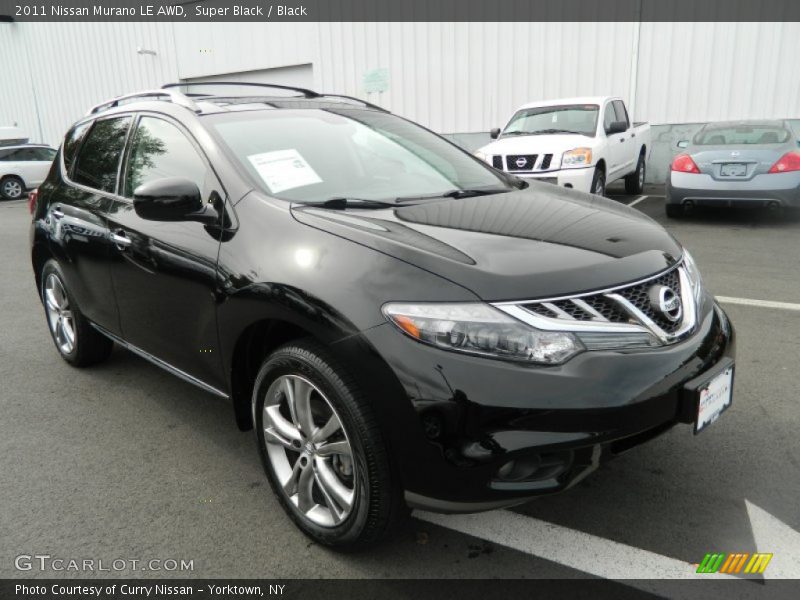 Super Black / Black 2011 Nissan Murano LE AWD
