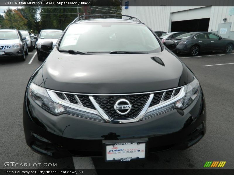 Super Black / Black 2011 Nissan Murano LE AWD