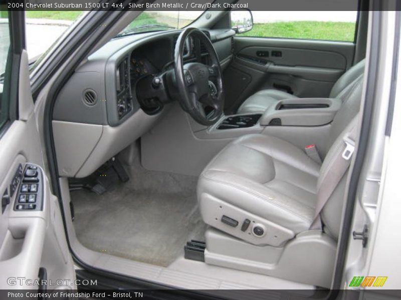 Silver Birch Metallic / Gray/Dark Charcoal 2004 Chevrolet Suburban 1500 LT 4x4
