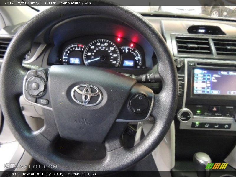 Classic Silver Metallic / Ash 2012 Toyota Camry L