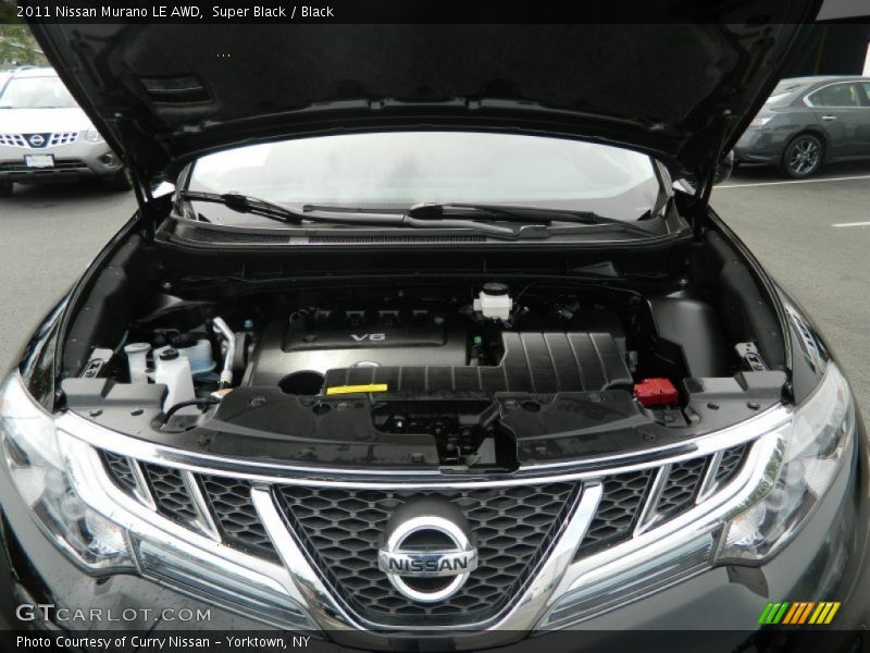 Super Black / Black 2011 Nissan Murano LE AWD