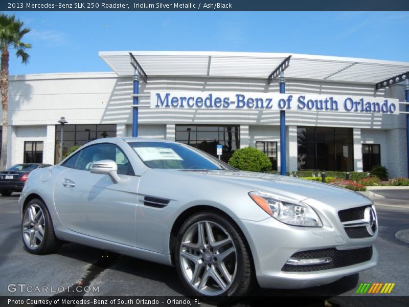 Iridium Silver Metallic / Ash/Black 2013 Mercedes-Benz SLK 250 Roadster