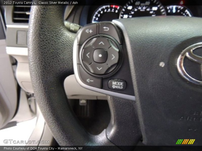 Classic Silver Metallic / Ash 2012 Toyota Camry L