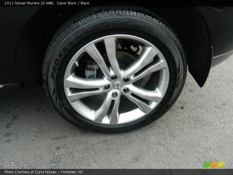 Super Black / Black 2011 Nissan Murano LE AWD