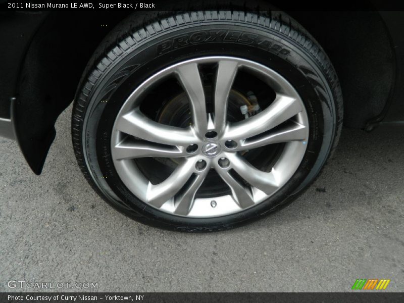 Super Black / Black 2011 Nissan Murano LE AWD