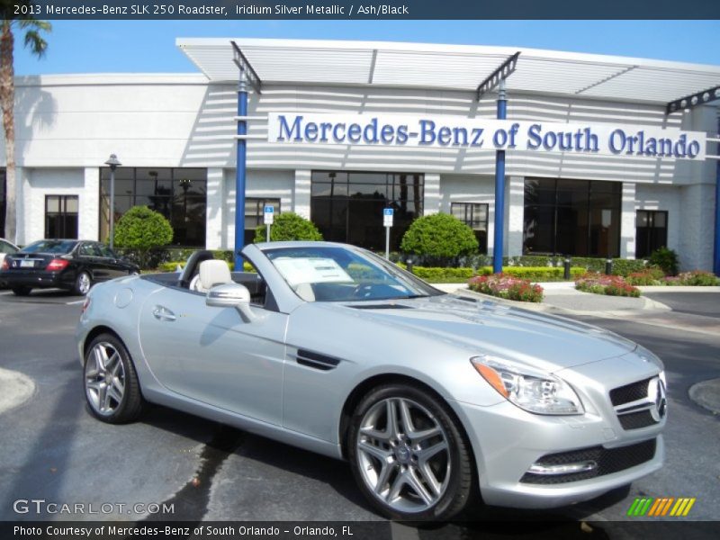 Iridium Silver Metallic / Ash/Black 2013 Mercedes-Benz SLK 250 Roadster
