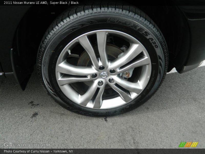 Super Black / Black 2011 Nissan Murano LE AWD