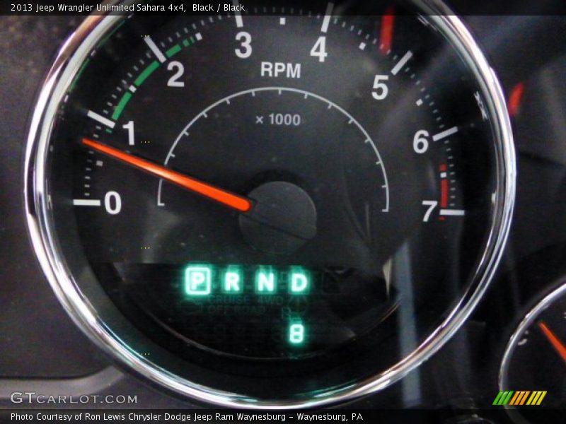 Black / Black 2013 Jeep Wrangler Unlimited Sahara 4x4