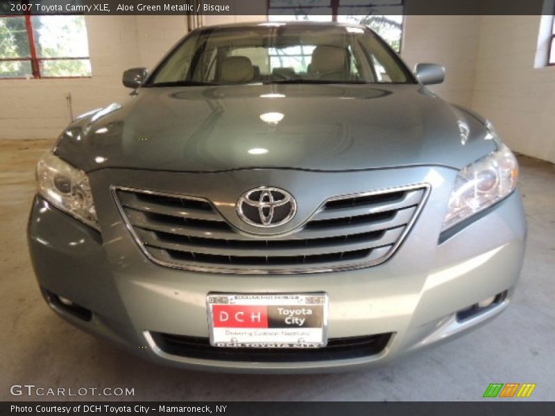 Aloe Green Metallic / Bisque 2007 Toyota Camry XLE