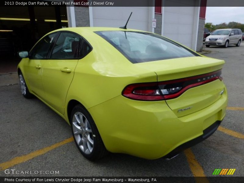  2013 Dart Rallye Citrus Peel Pearl Coat