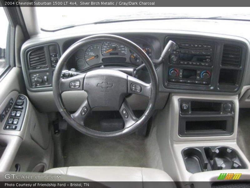 Silver Birch Metallic / Gray/Dark Charcoal 2004 Chevrolet Suburban 1500 LT 4x4