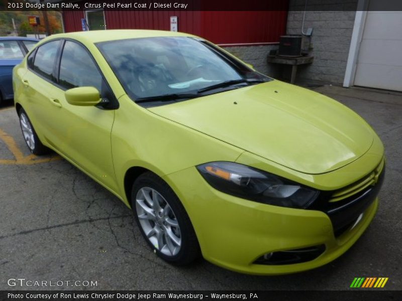 Front 3/4 View of 2013 Dart Rallye