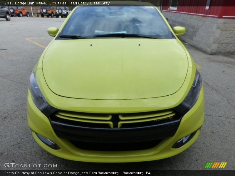 Citrus Peel Pearl Coat / Diesel Gray 2013 Dodge Dart Rallye