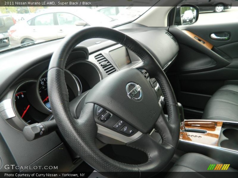 Super Black / Black 2011 Nissan Murano LE AWD