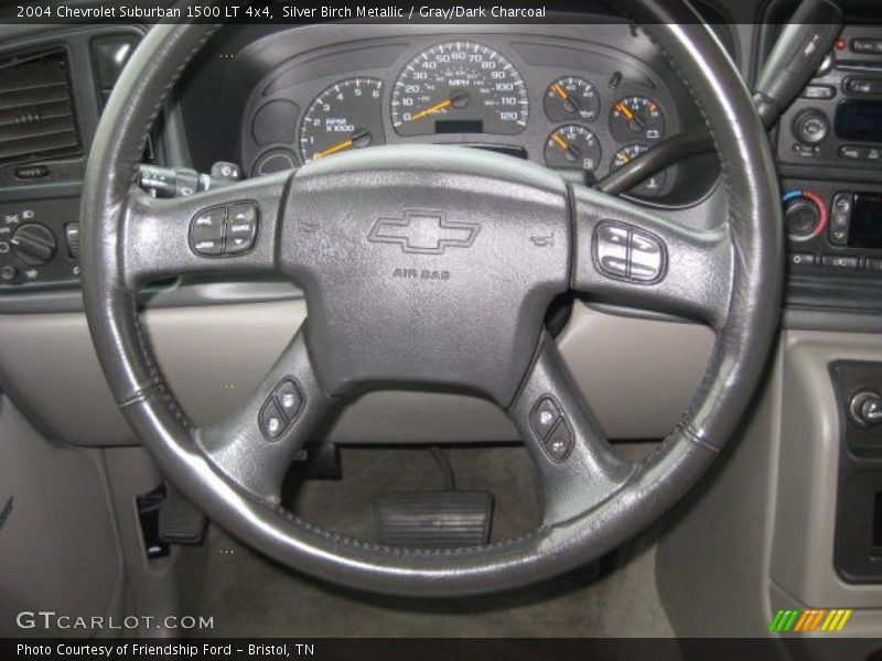 Silver Birch Metallic / Gray/Dark Charcoal 2004 Chevrolet Suburban 1500 LT 4x4