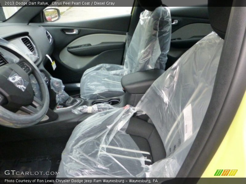 Citrus Peel Pearl Coat / Diesel Gray 2013 Dodge Dart Rallye