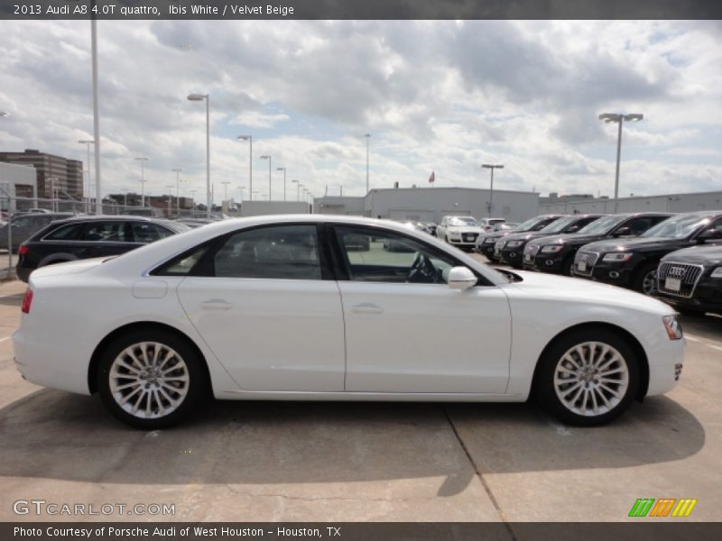 Ibis White / Velvet Beige 2013 Audi A8 4.0T quattro