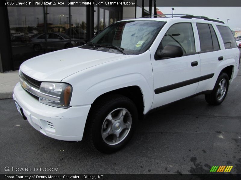 Summit White / Light Cashmere/Ebony 2005 Chevrolet TrailBlazer LS 4x4
