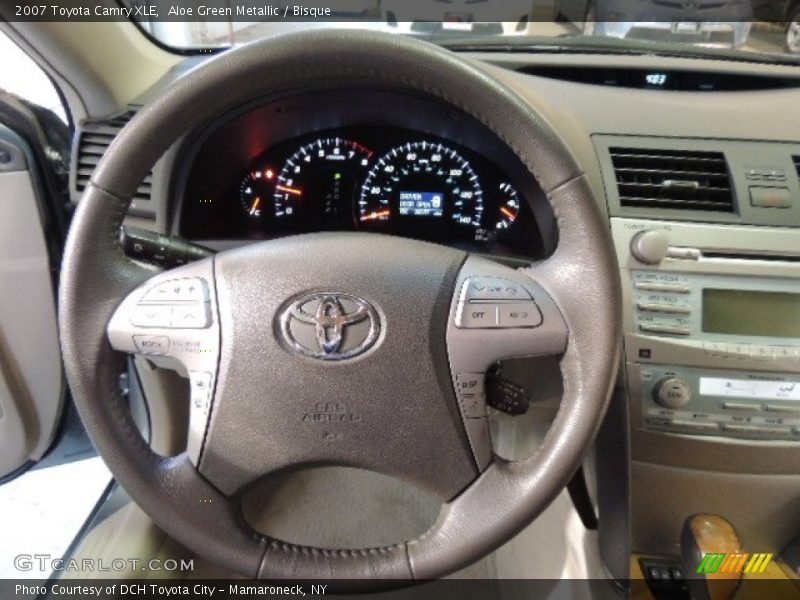 Aloe Green Metallic / Bisque 2007 Toyota Camry XLE
