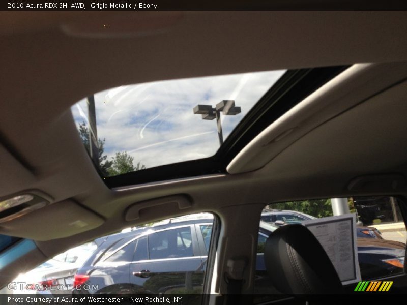 Grigio Metallic / Ebony 2010 Acura RDX SH-AWD