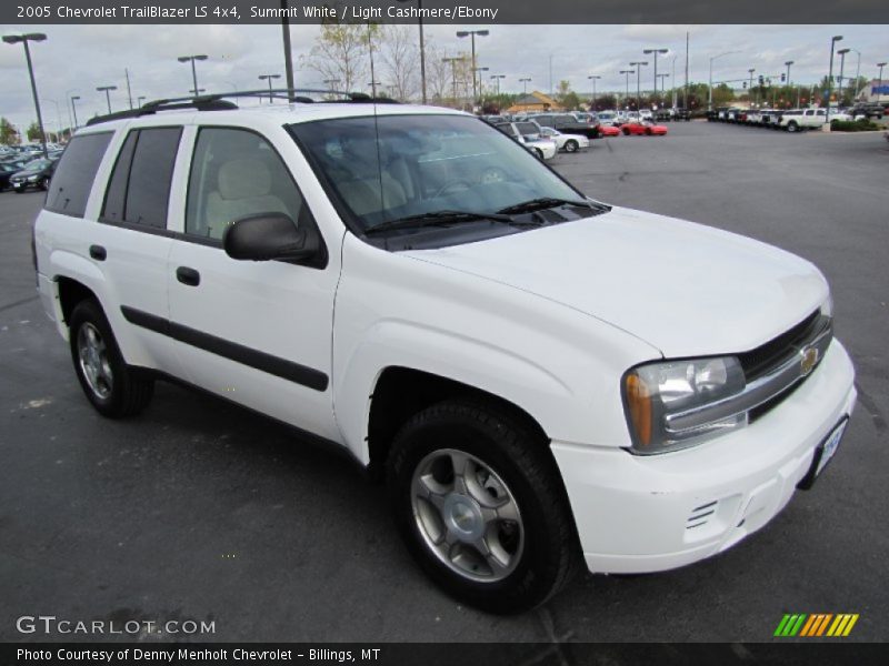 Summit White / Light Cashmere/Ebony 2005 Chevrolet TrailBlazer LS 4x4