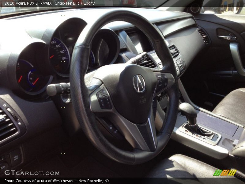 Grigio Metallic / Ebony 2010 Acura RDX SH-AWD