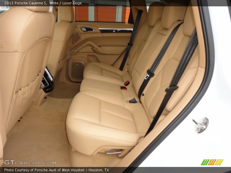  2013 Cayenne S Luxor Beige Interior