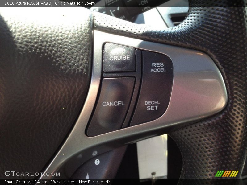 Grigio Metallic / Ebony 2010 Acura RDX SH-AWD