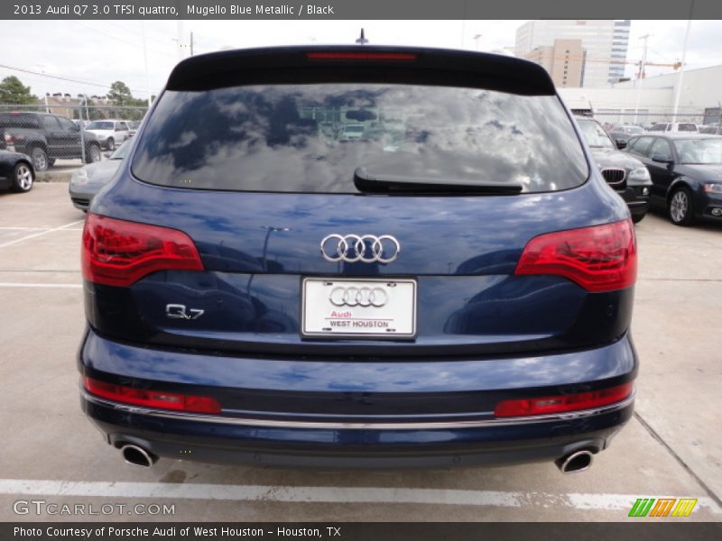 Mugello Blue Metallic / Black 2013 Audi Q7 3.0 TFSI quattro