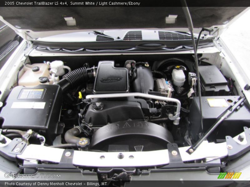 Summit White / Light Cashmere/Ebony 2005 Chevrolet TrailBlazer LS 4x4