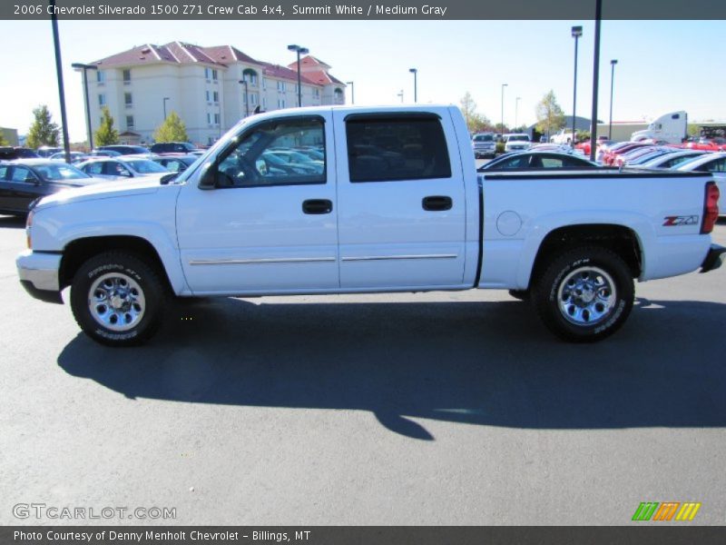 Summit White / Medium Gray 2006 Chevrolet Silverado 1500 Z71 Crew Cab 4x4