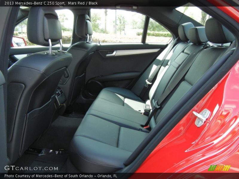 Mars Red / Black 2013 Mercedes-Benz C 250 Sport