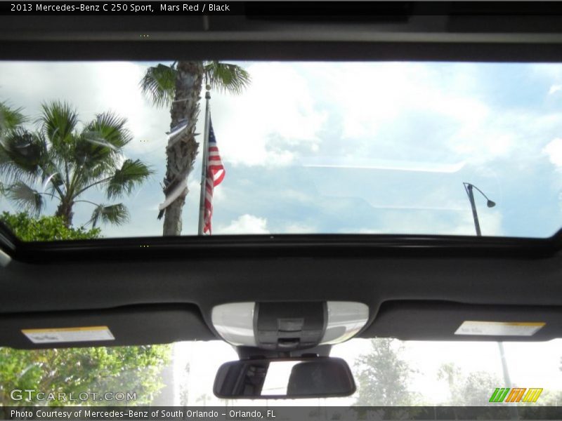 Mars Red / Black 2013 Mercedes-Benz C 250 Sport