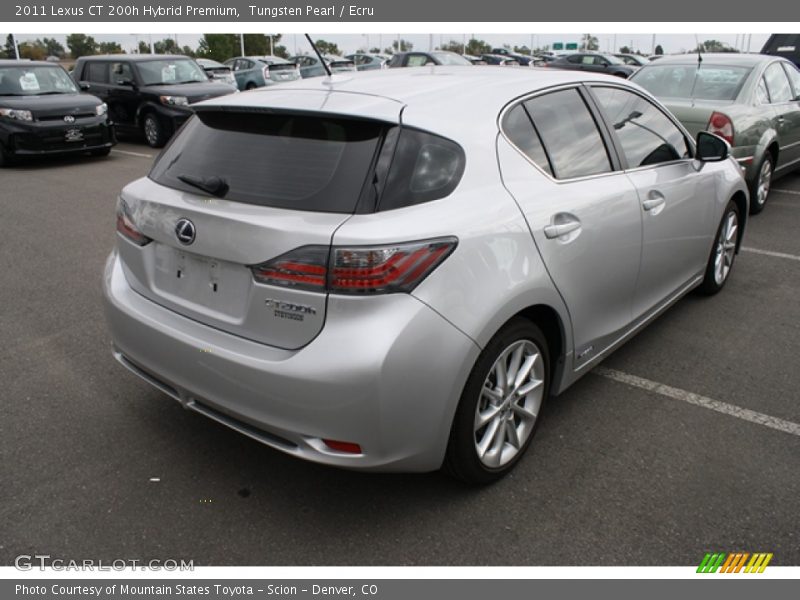 Tungsten Pearl / Ecru 2011 Lexus CT 200h Hybrid Premium