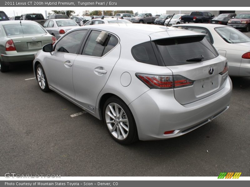 Tungsten Pearl / Ecru 2011 Lexus CT 200h Hybrid Premium