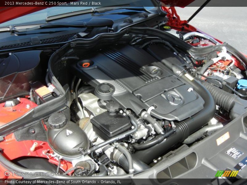 Mars Red / Black 2013 Mercedes-Benz C 250 Sport