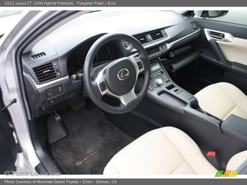 Ecru Interior - 2011 CT 200h Hybrid Premium 