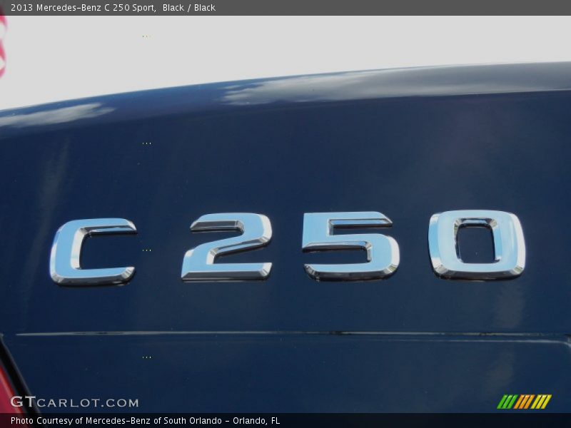 Black / Black 2013 Mercedes-Benz C 250 Sport