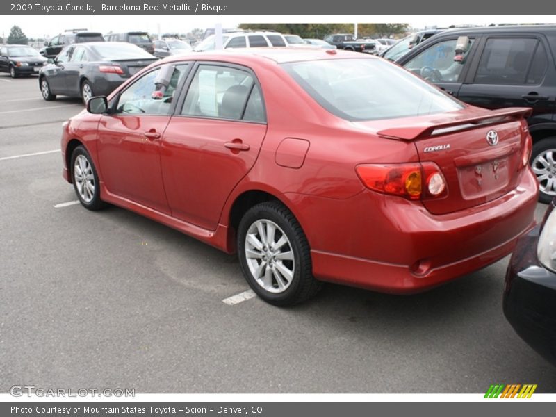 Barcelona Red Metallic / Bisque 2009 Toyota Corolla