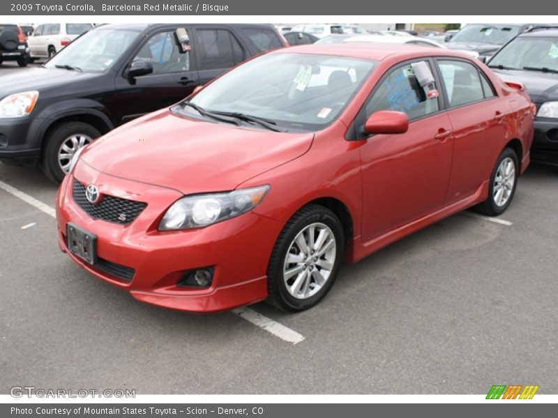 Barcelona Red Metallic / Bisque 2009 Toyota Corolla