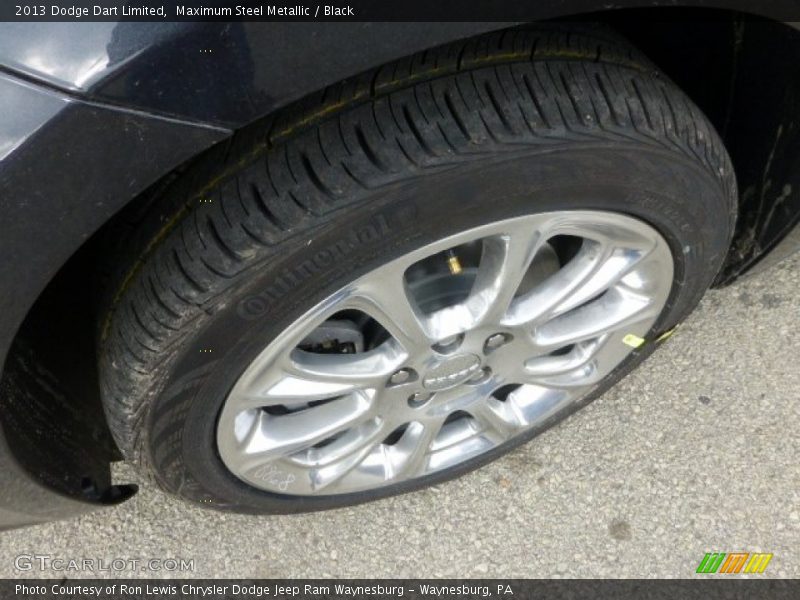 Maximum Steel Metallic / Black 2013 Dodge Dart Limited