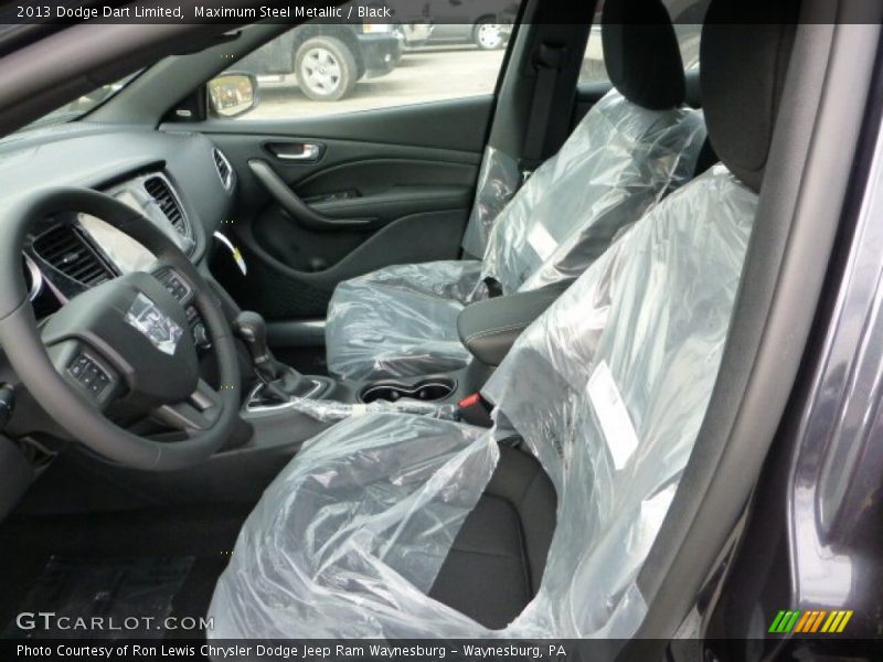 Maximum Steel Metallic / Black 2013 Dodge Dart Limited