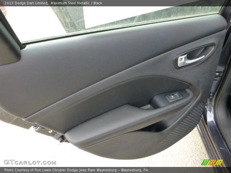 Maximum Steel Metallic / Black 2013 Dodge Dart Limited