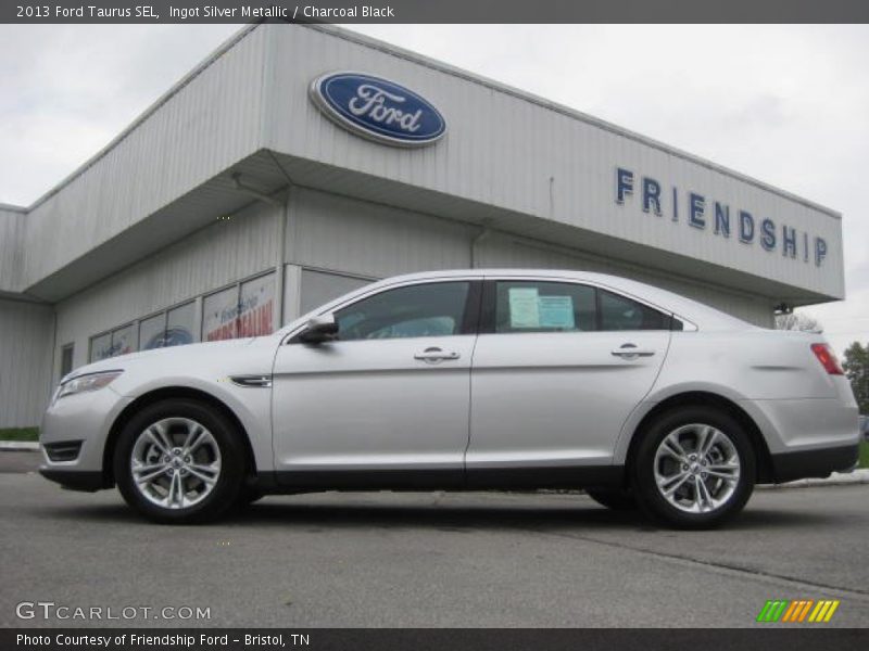 Ingot Silver Metallic / Charcoal Black 2013 Ford Taurus SEL