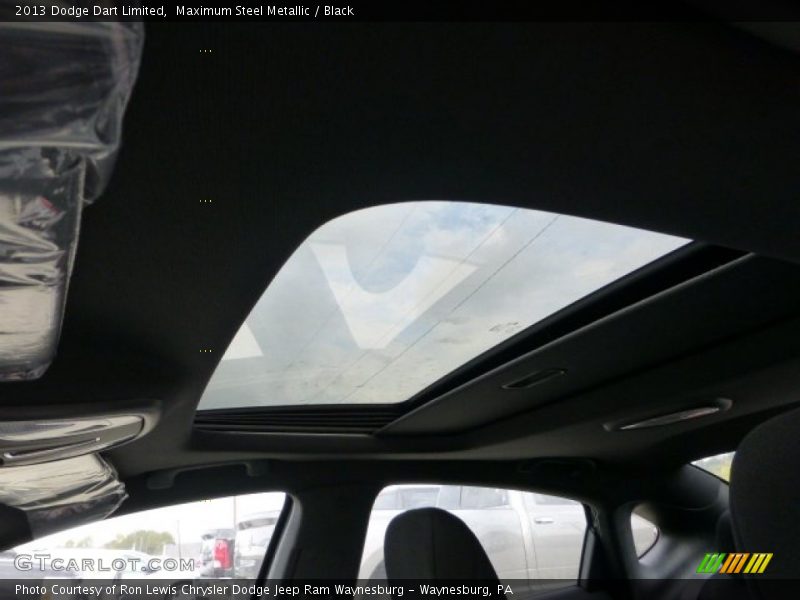 Maximum Steel Metallic / Black 2013 Dodge Dart Limited